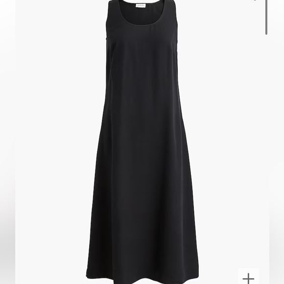 NWT J.Crew Twill slip dress (size 8) - Picture 4 of 10
